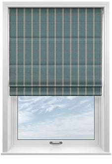 Applecross, Glacier - Twist&Fit Roman Blind